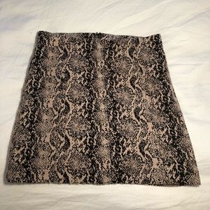 Snake Patterned Skirt